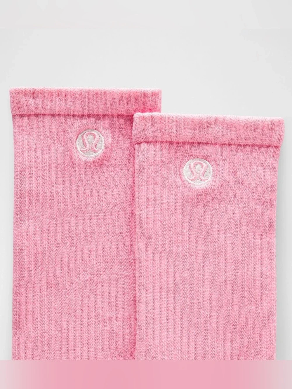 Lululemon Daily Essentials Crew Length Socks Candy Cloud